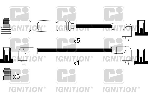 QUINTON HAZELL Комплект проводов зажигания XC948